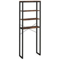 4-Tier Over the Toilet Storage Rack, Freestanding Bathroom Organizer