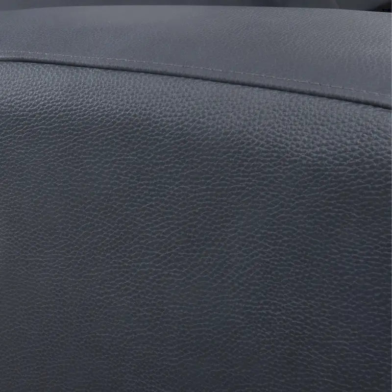 37 Wide Top Grain Leather Power Recliner Chair Glider Rocker Recliner Home Theater Seating with USB Charge Port