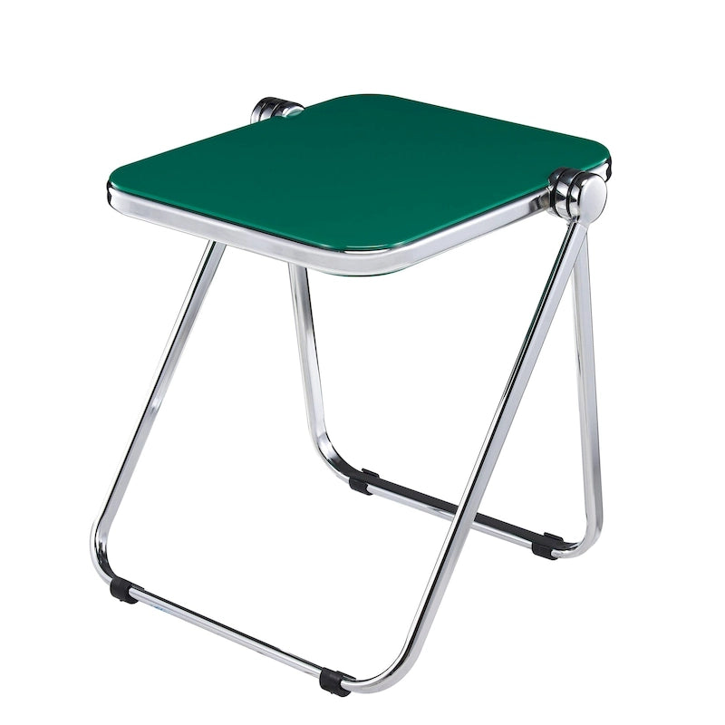 Rectangular Folding Side Table with Aluminum Frame - 16.73"