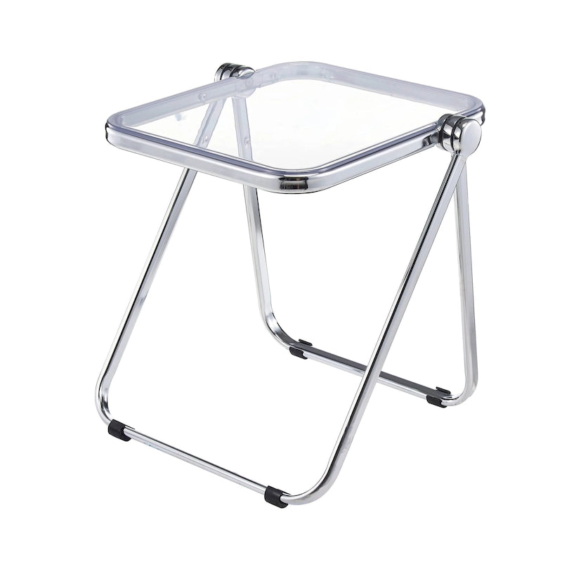 Rectangular Folding Side Table with Aluminum Frame - 16.73"