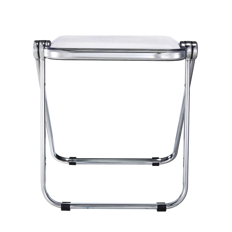Table d'appoint rectangulaire pliable avec cadre en aluminium - 42,5 cm