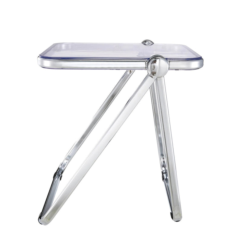 Table d'appoint rectangulaire pliable avec cadre en aluminium - 42,5 cm