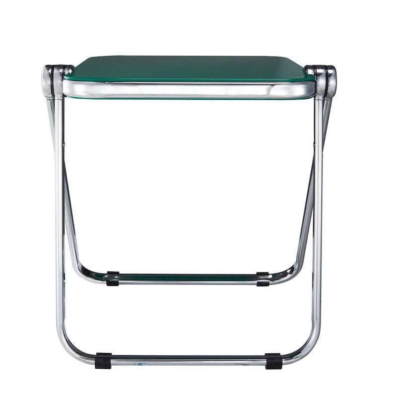 Table d'appoint rectangulaire pliable avec cadre en aluminium - 42,5 cm