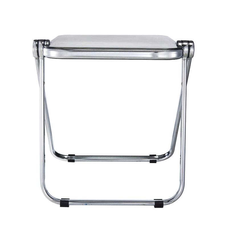 Table d'appoint rectangulaire pliable avec cadre en aluminium - 42,5 cm