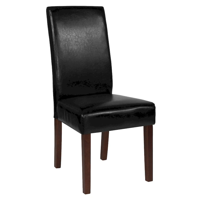 Chaise Parsons capitonnée avec panneau latéral détaillé