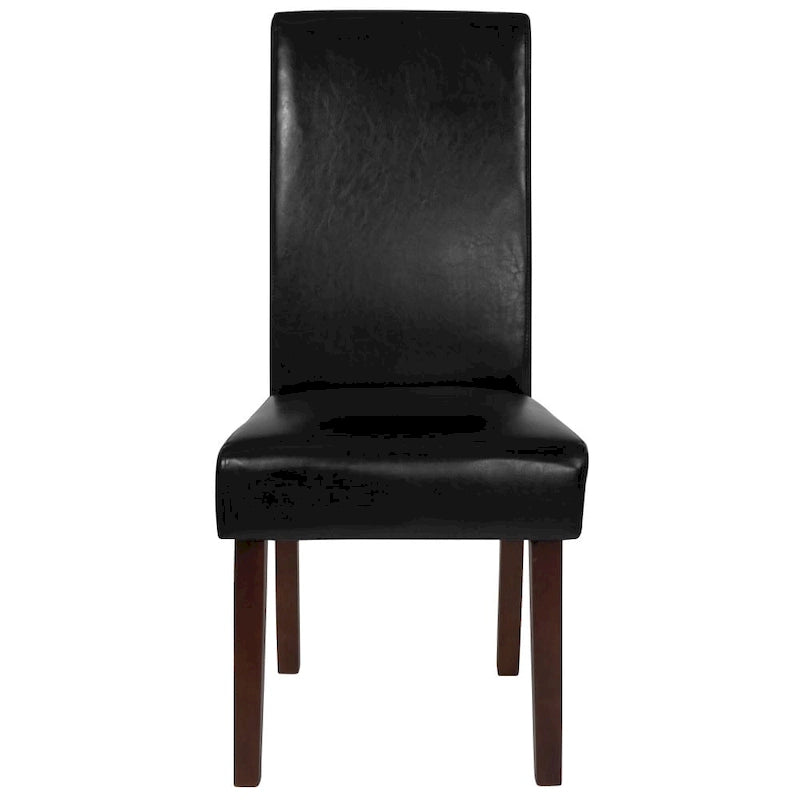 Chaise Parsons capitonnée avec panneau latéral détaillé