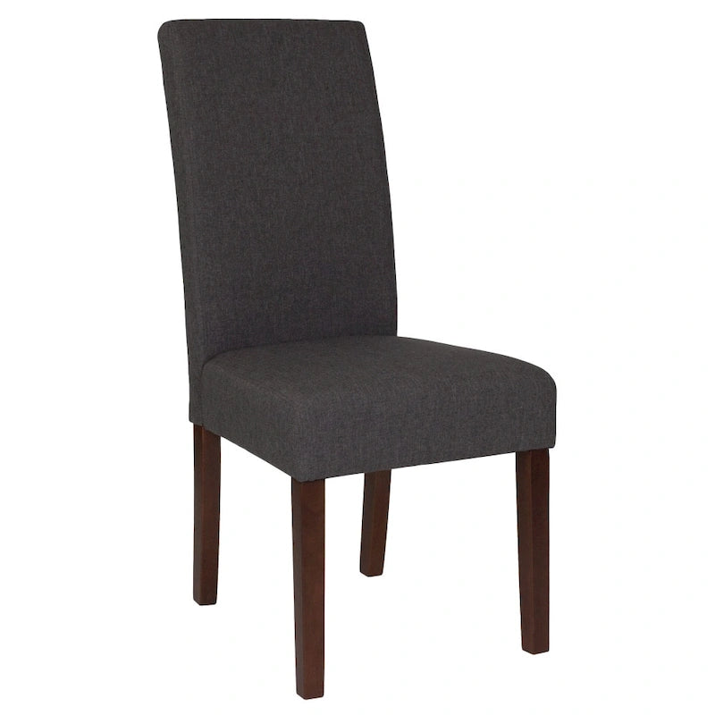 Chaise Parsons capitonnée avec panneau latéral détaillé