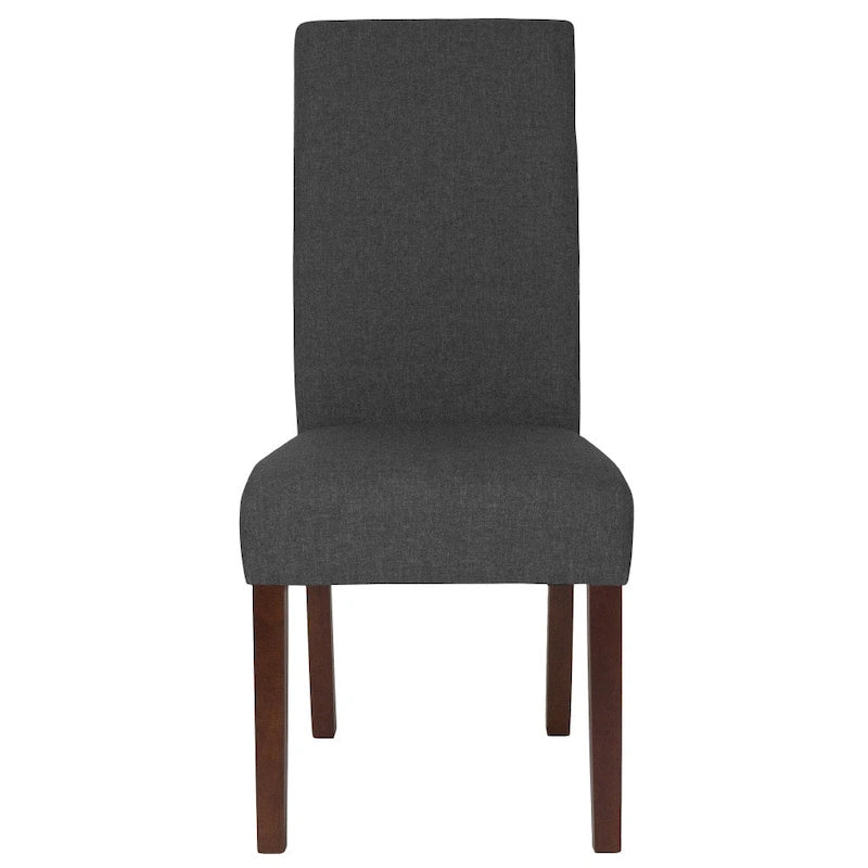 Chaise Parsons capitonnée avec panneau latéral détaillé