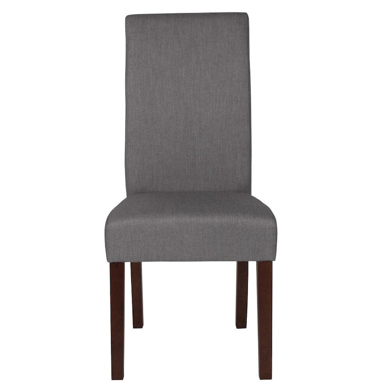 Chaise Parsons capitonnée avec panneau latéral détaillé