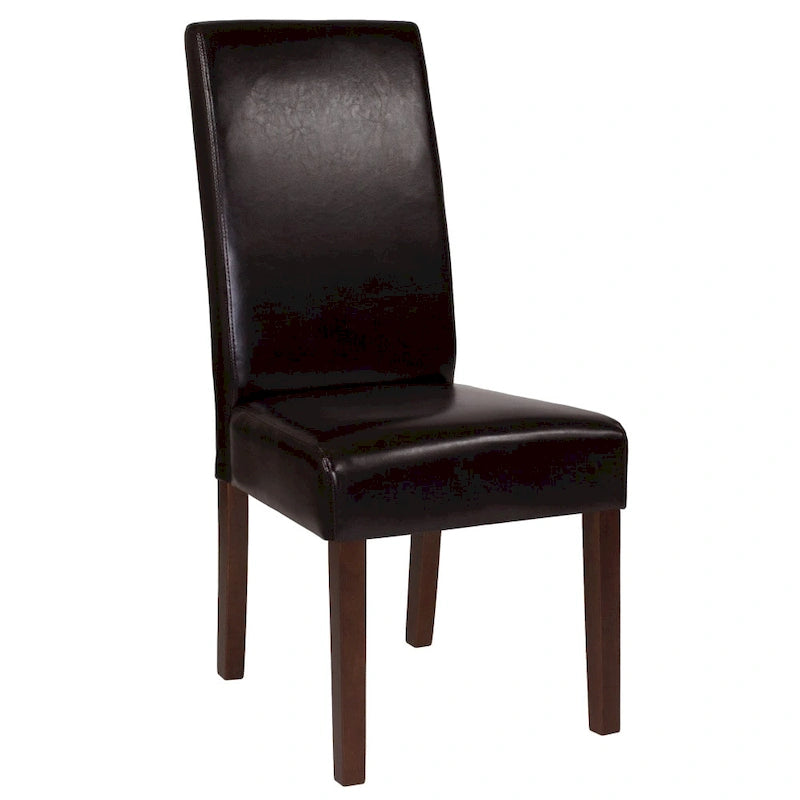Chaise Parsons capitonnée avec panneau latéral détaillé