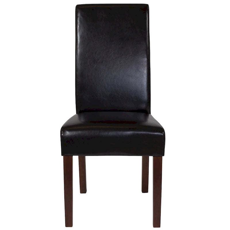 Chaise Parsons capitonnée avec panneau latéral détaillé