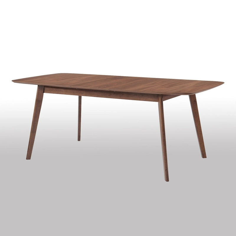 Table à manger rectangulaire en noyer naturel