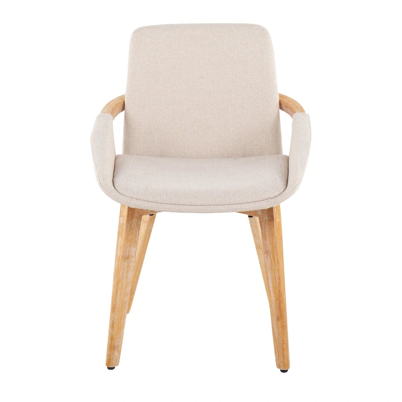 Chaise de salle à manger en bois naturel style Mid-century