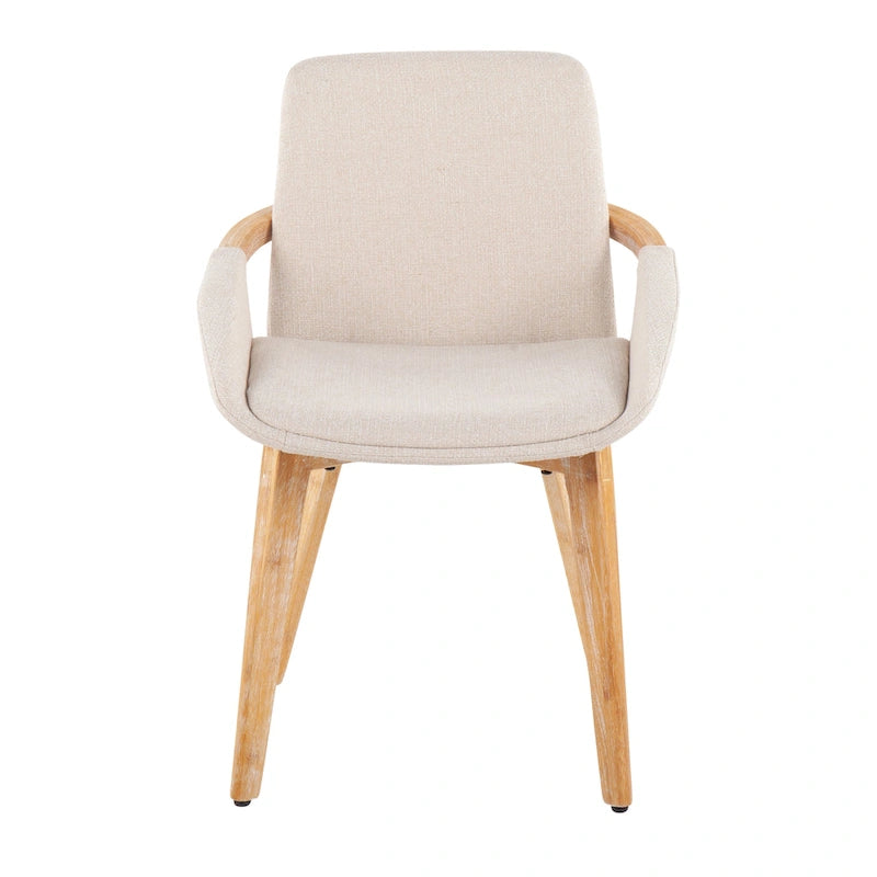 Chaise de salle à manger en bois naturel style Mid-century