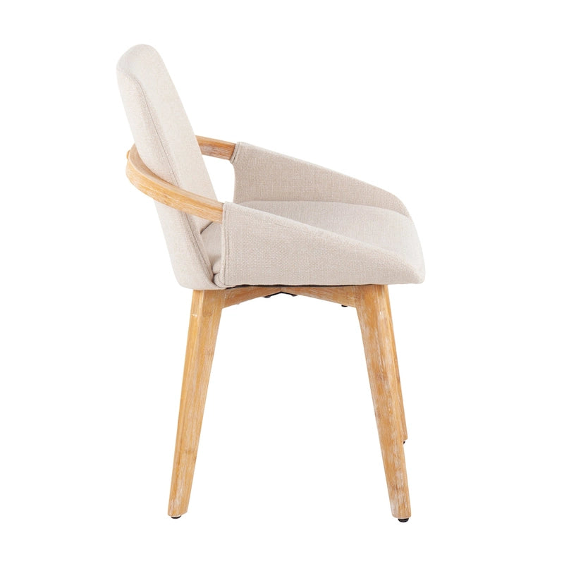 Chaise de salle à manger en bois naturel style Mid-century