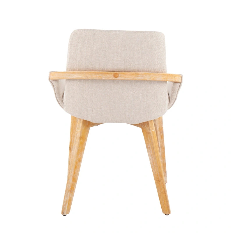 Chaise de salle à manger en bois naturel style Mid-century