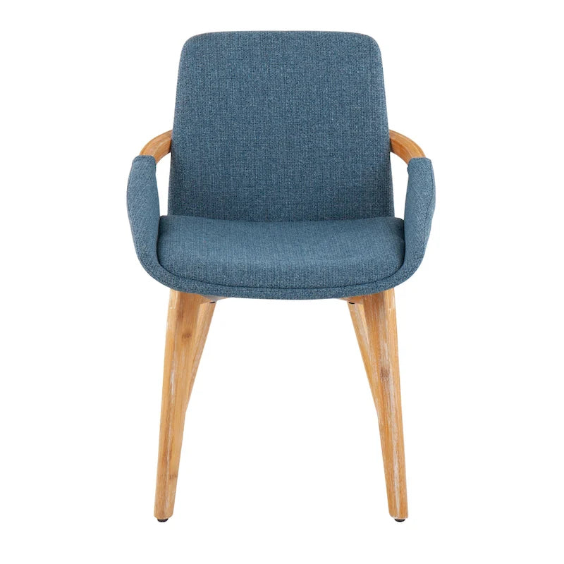 Chaise de salle à manger en bois naturel style Mid-century