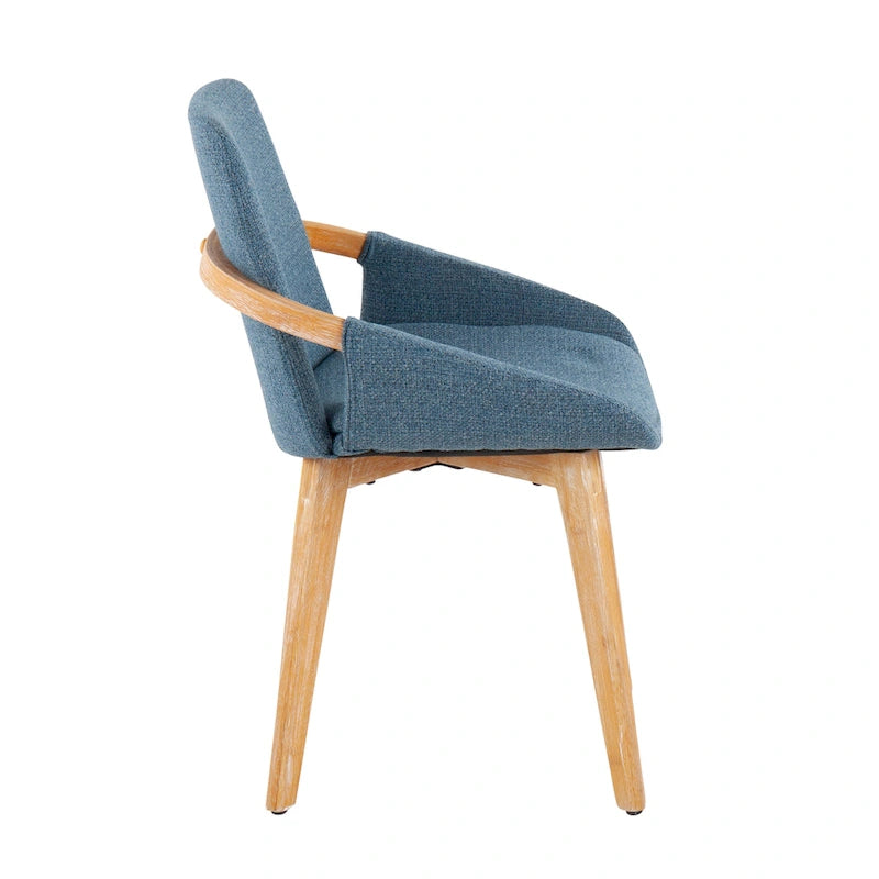 Chaise de salle à manger en bois naturel style Mid-century