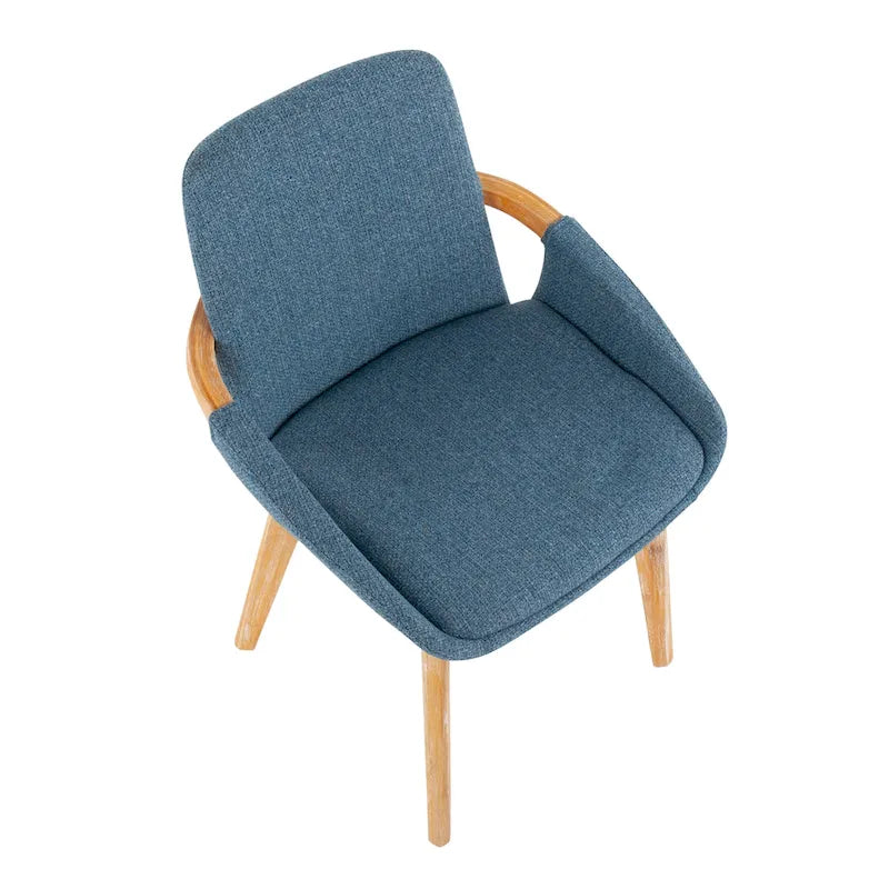 Chaise de salle à manger en bois naturel style Mid-century