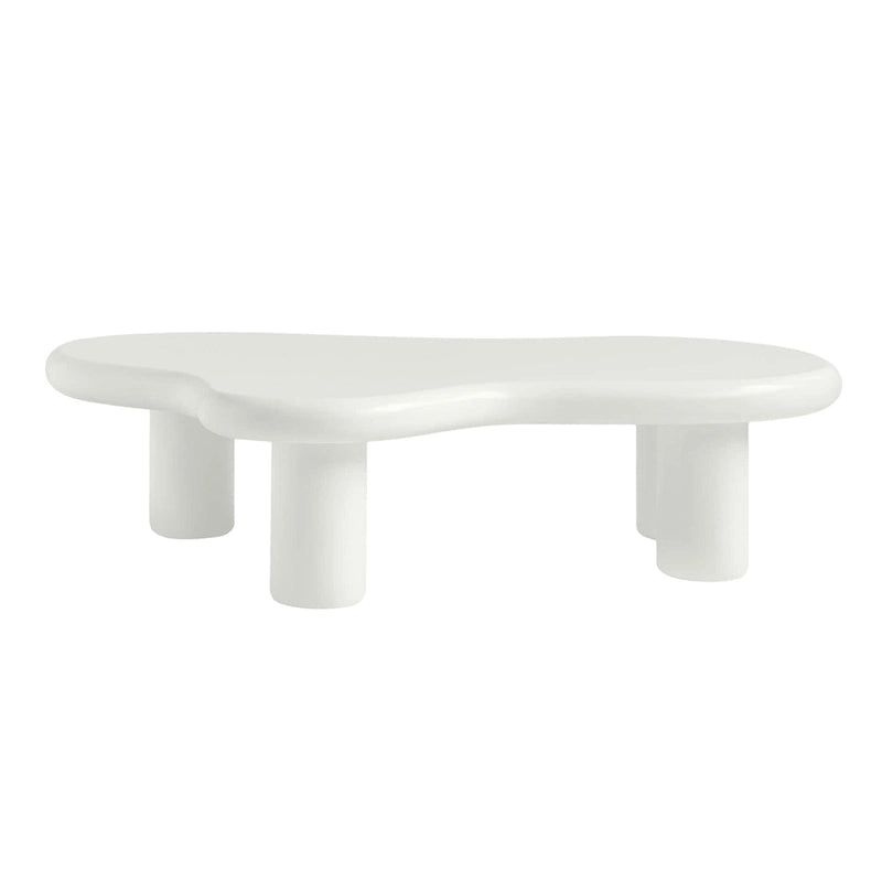 Cloud Coffee Table, Irregular Modern Coffee Table Decor with 4 Legs