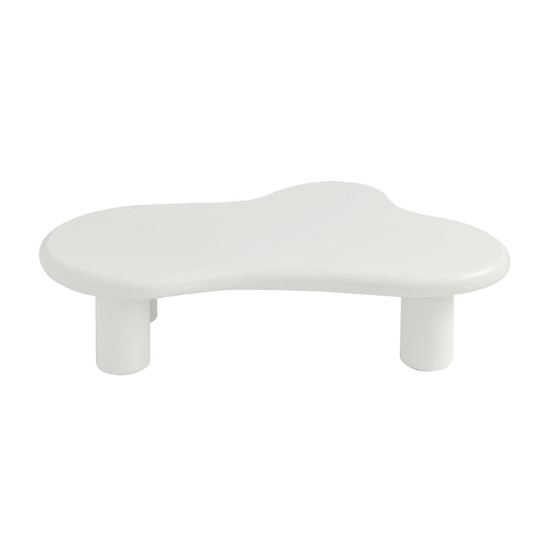Cloud Coffee Table, Irregular Modern Coffee Table Decor with 4 Legs