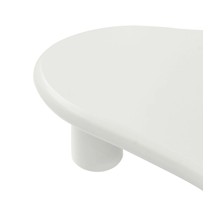 Cloud Coffee Table, Irregular Modern Coffee Table Decor with 4 Legs