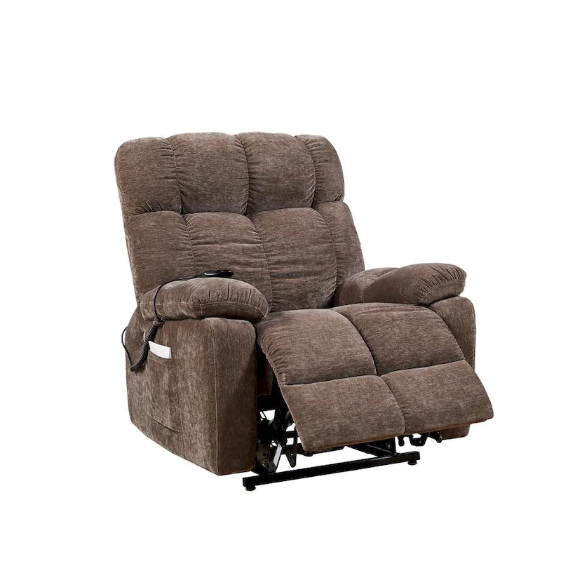 Electric Power Lift Recliner Chair with 2 Motors, Massage and Heat for Elderly