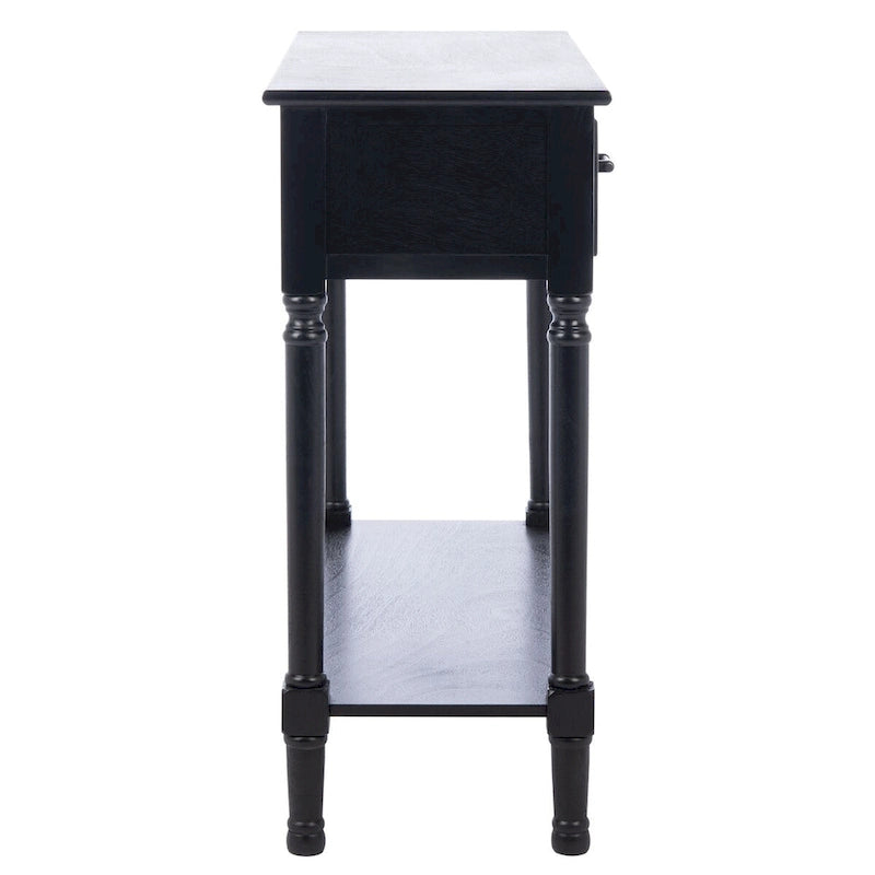 2-Drawer Console Table, Traditional Contemporary - 35.5"W x 13"D x 29.5"H