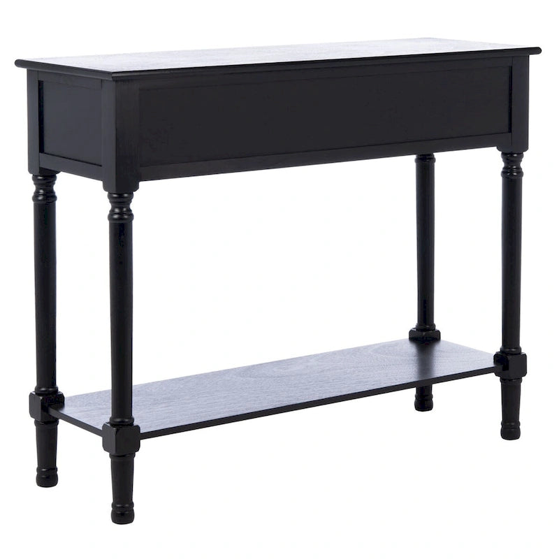 2-Drawer Console Table, Traditional Contemporary - 35.5"W x 13"D x 29.5"H