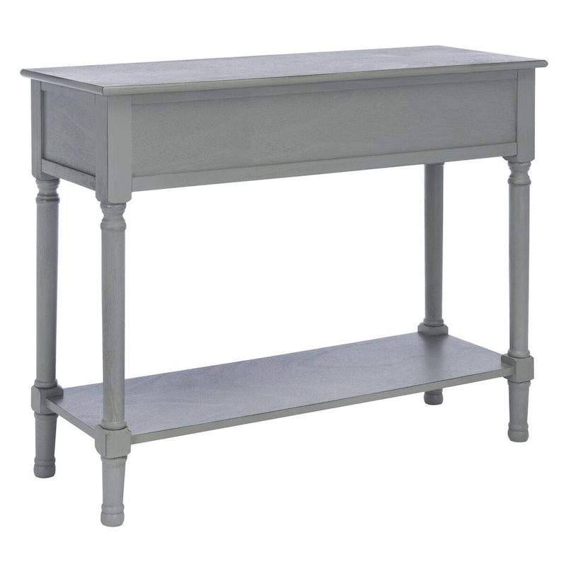 2-Drawer Console Table, Traditional Contemporary - 35.5"W x 13"D x 29.5"H