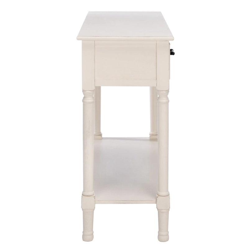 2-Drawer Console Table, Traditional Contemporary - 35.5"W x 13"D x 29.5"H