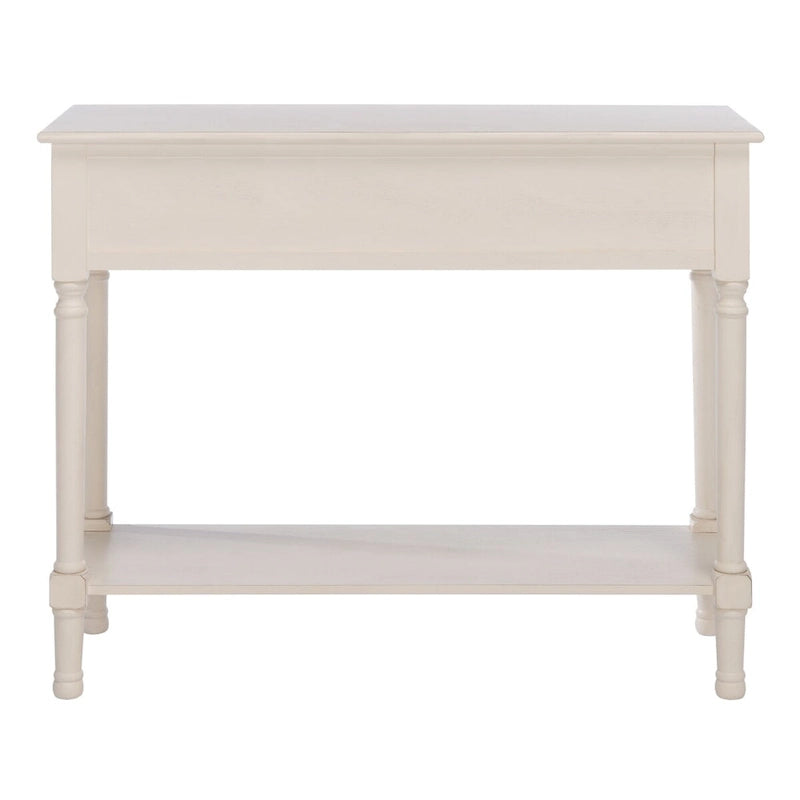 2-Drawer Console Table, Traditional Contemporary - 35.5"W x 13"D x 29.5"H