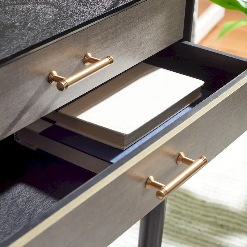 4-Drawer Console Table, Classic Contemporary - 42"W x 13"D x 29.5"H
