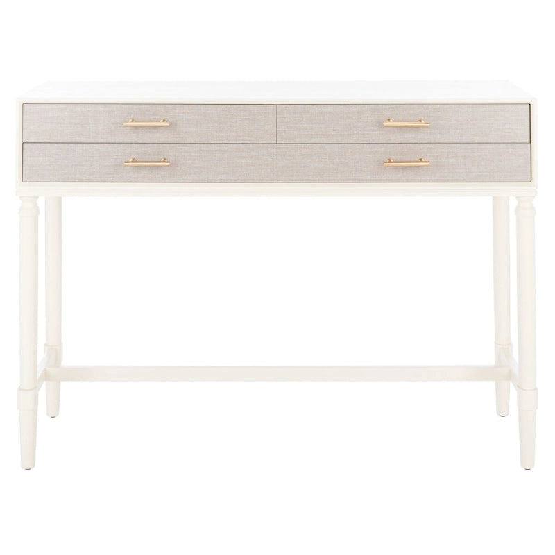 4-Drawer Console Table, Classic Contemporary - 42"W x 13"D x 29.5"H