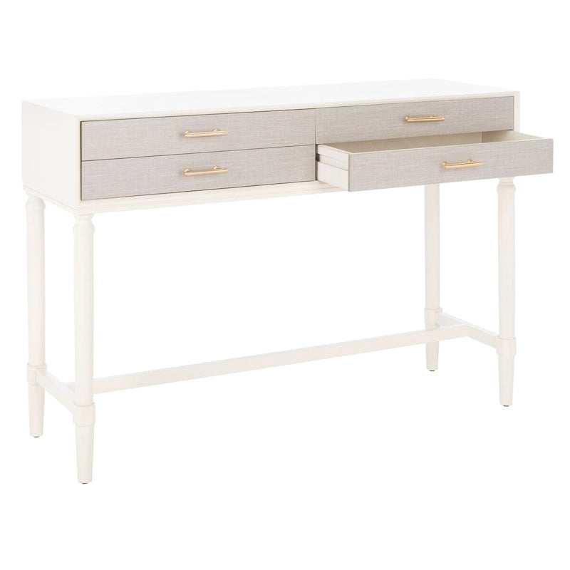 4-Drawer Console Table, Classic Contemporary - 42"W x 13"D x 29.5"H