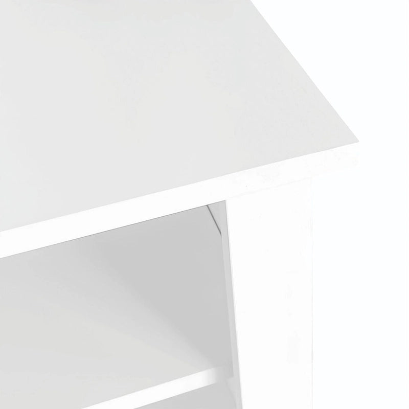 47.2 Wide Hall Tree with Bench and Shoe Storage: Multi-functional with 3 Hooks, Open Storage, Rectangle Shelves